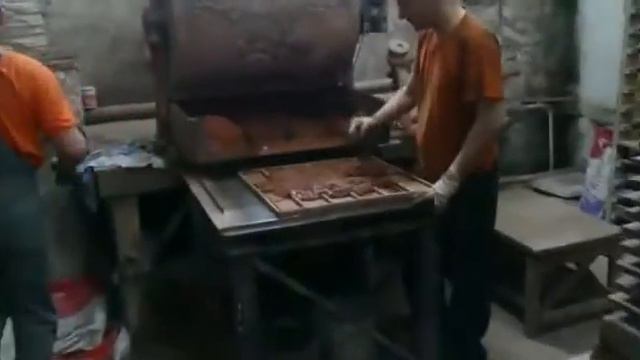 Декоративный искусственный камень. Производство. Цех №2._Manufactured stone. Process of production.