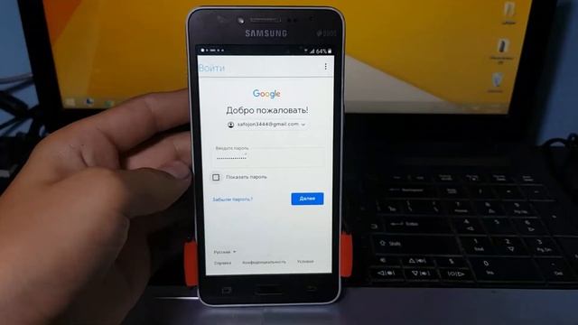 FRP! Samsung j2 prime G532F Сброс Google Аккаунт Android 6  2021