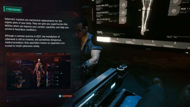 Cyberpunk 2077 Part 2 - VIKTOR'S CLINIC and DEX'S LIMO!