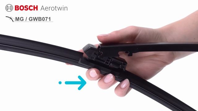 Установка дворников Bosch Aerotwin - MG  GWB071