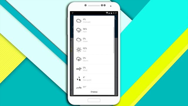 Weatherlove - приятное приложение погоды для Android