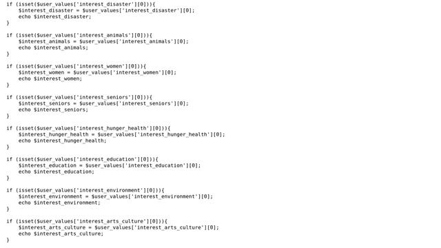 Wordpress: Matching usermeta at registration to categories of content