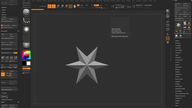 Drop3D in ZBrush 2023.1 - 2.5D projection brushes and tools, quick & easy local subdivision details