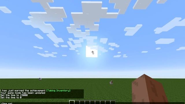 How to set the time to night in minecraft in 17 seconds