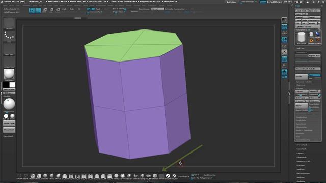 [ZBrush] Module 1 - Zbrush Fundamentals - 10. Creasing