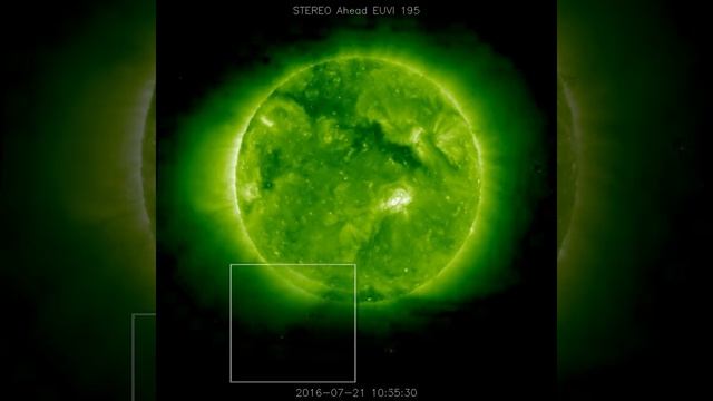 Naves stereo nasa 21 jul 2016 video 2/2 en el sol