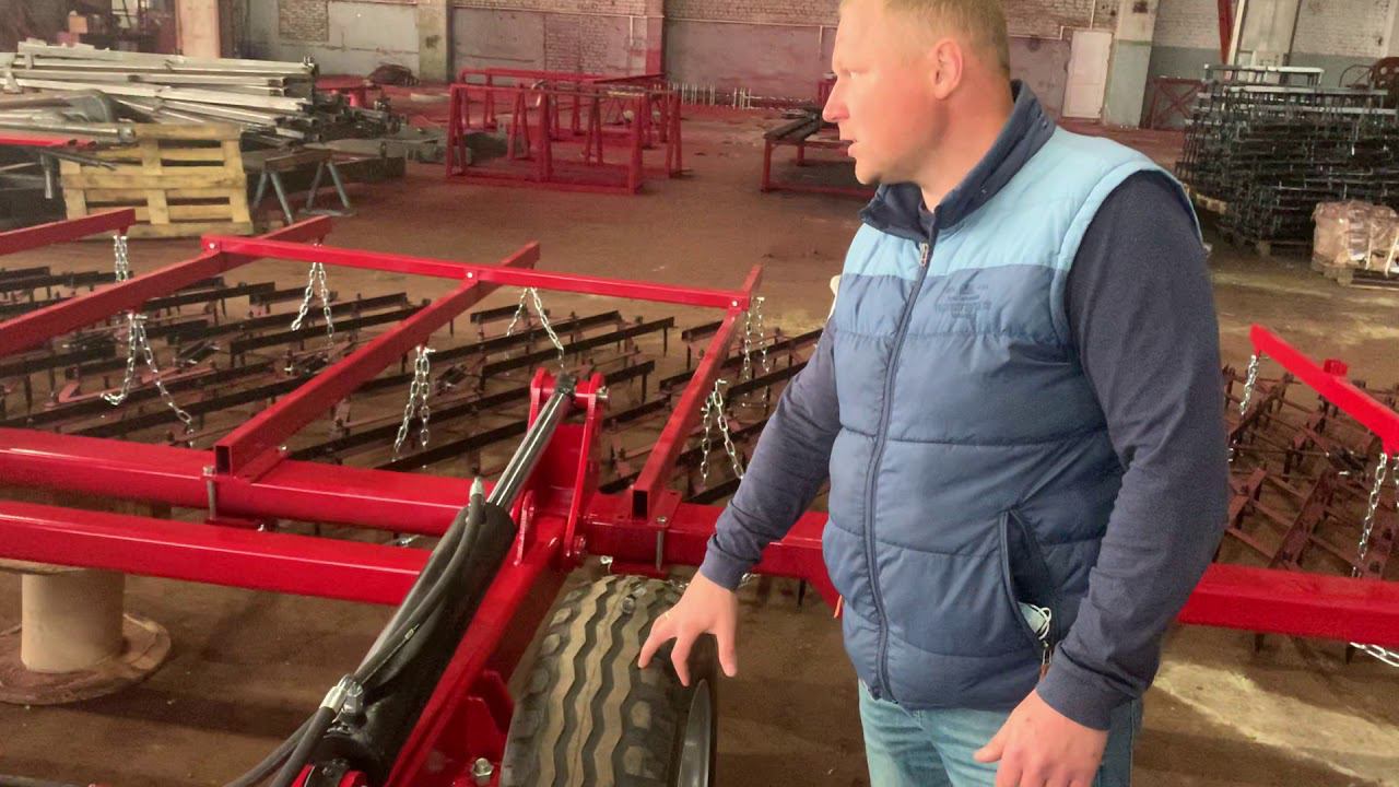 Сцепка гидравлическая широкозахватная СГШ 12