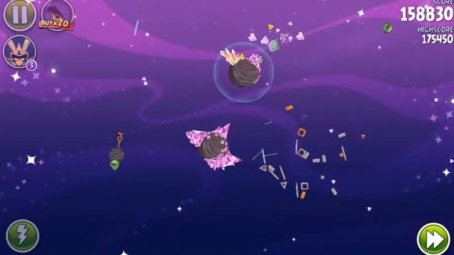 Angry Birds Space Cosmic Crystals Level 7-18