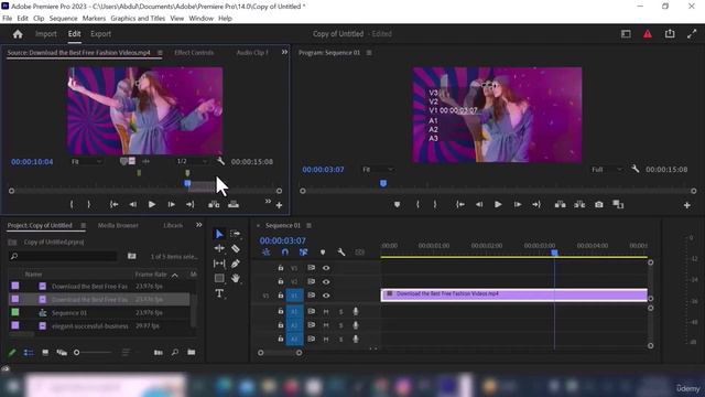 Mastering in Adobe Premiere Pro with AI from beginner to pro