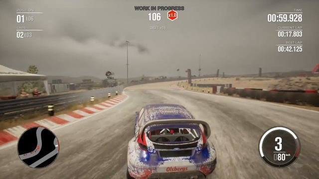 Gravel - Ford Fiesta at Montalegre - Cloudy Gameplay