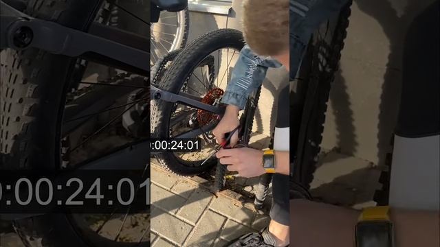 Трос велосипеда Vs ножницы. Что будет??