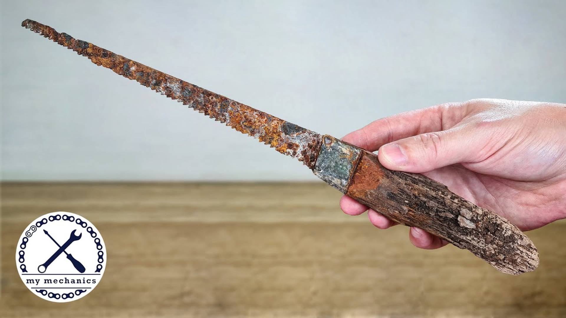 Antique Rusty Pruning Saw - Too Broken to Restore... I Make a New One (2160p_25fps_AV1-128kbit_AAC)