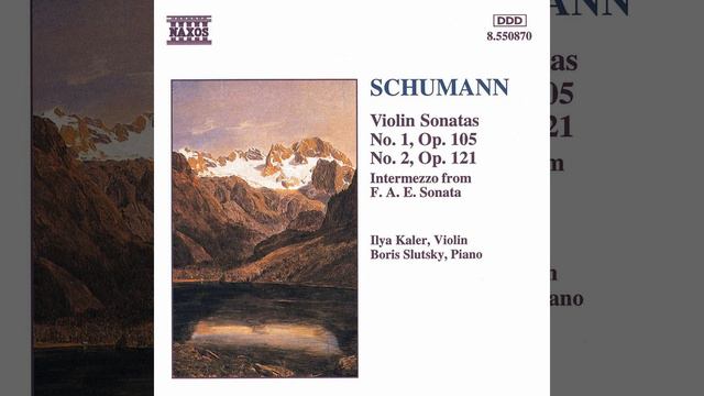 Violin Sonata No. 2 in D Minor, Op. 121: I. Ziemlich langsam - Lebhaft
