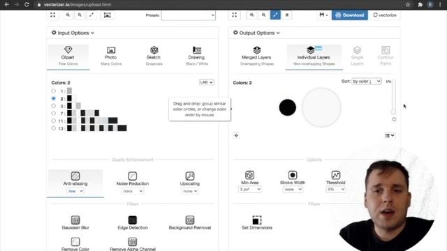 Figma: Vectorizing a Raster Image