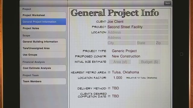 Architactile Inception: iPad Settings App