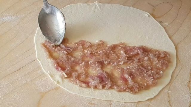 КУТАБЫ с  мясомАзербайджанская кухня.Gutab.