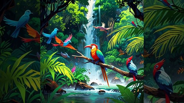 "Симфония природы пение птиц в лесу"
