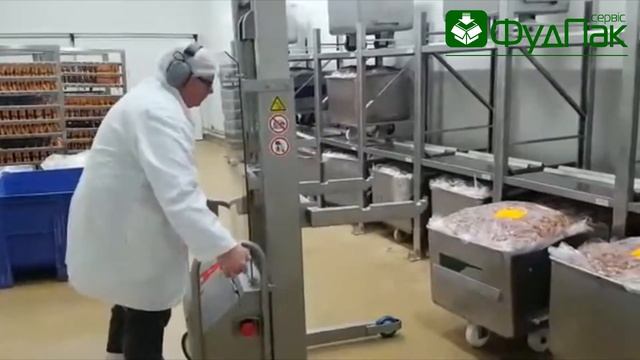 Візок Brokelmann для перевізки фаршу 200л