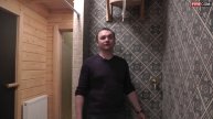 Печь Олимп Русский Пар + портал из змеевика + отделка парной