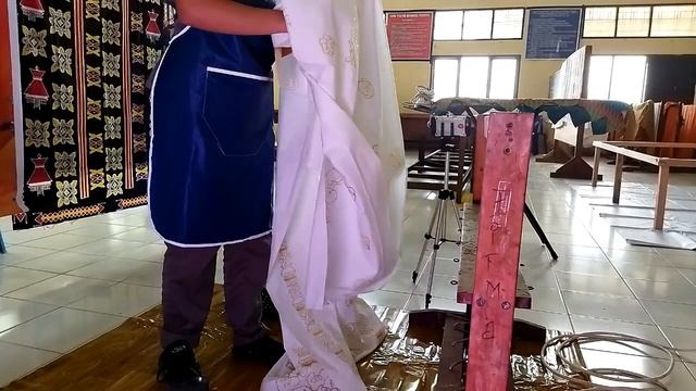 LOMBA KOMPETENSI SISWA 2021 BIDANG LOMBA TEKNIK TEKSTIL BATIK SMK NEGERI 1 BERASTAGI  HARI  1