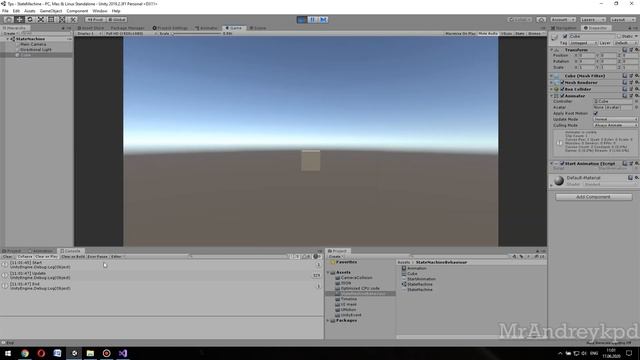 Unity - State machine behaviour