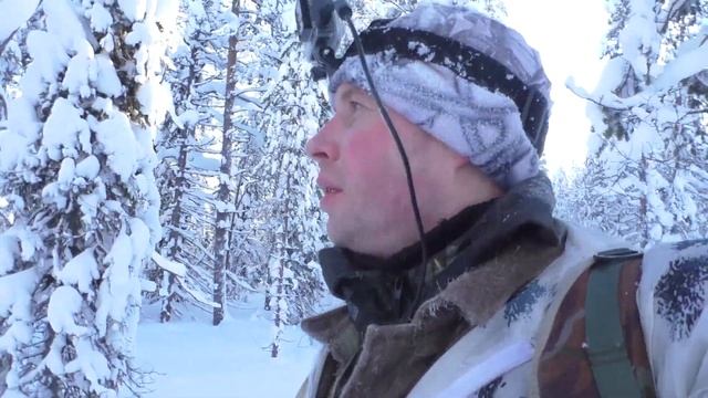 Охота зимой на лыжах.Поиск глухаря.Возвращаемся домой.Горячие бутерброды в полевых условиях.