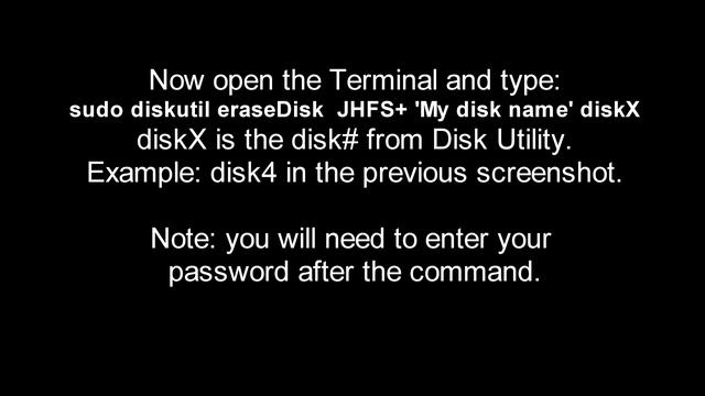 MacOS Disk Utility wont format new drive - fix - how to - workaround