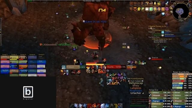 1 Warrior High King Maulgar 1208.5 DPS  1 Warrior Gruul 1334.6 DPS