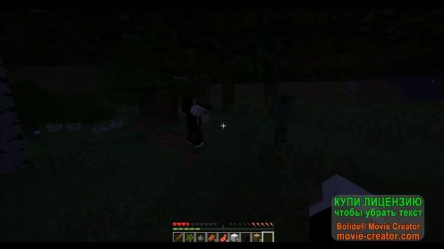 Играю вместе с красным дракон (Minecraft)1#