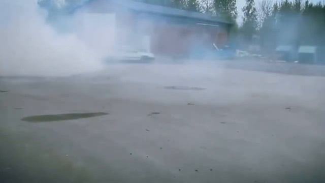 Volvo 740 v8 burnout