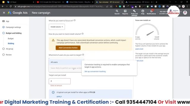 iOS App Install Campaigns in Google Ads Practicle | Step-By-Step Detailed Tutorial