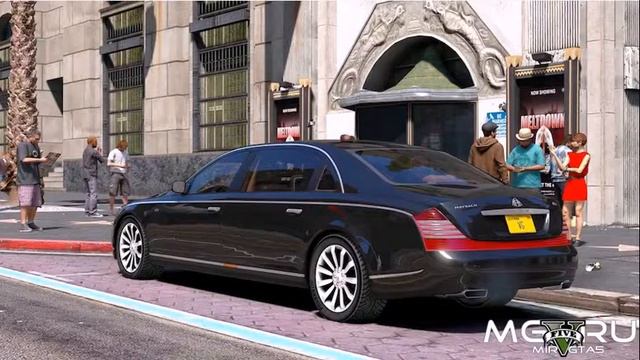 Элитный седан Maybach 62S GTA 5
