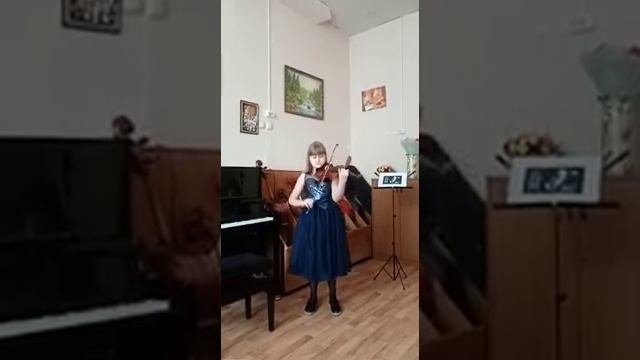Нечитаева Лиза ЮНЫЙ СКРИПАЧ Ш.Берио Этюд 19 Школа этюдов часть 2 - 1 мин. 37сек.