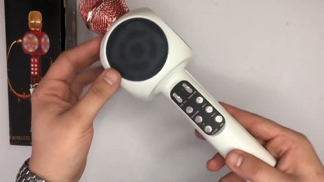 Видео обзор: Беспроводной микрофон караоке bluetooth WSTER WS-1816. Цвет: белый