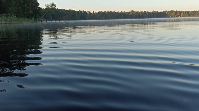 Раннее утро на озере Чуркан