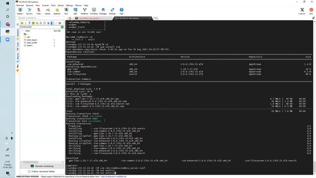How to Install Zabbix Server (5.4) on CentOS-8