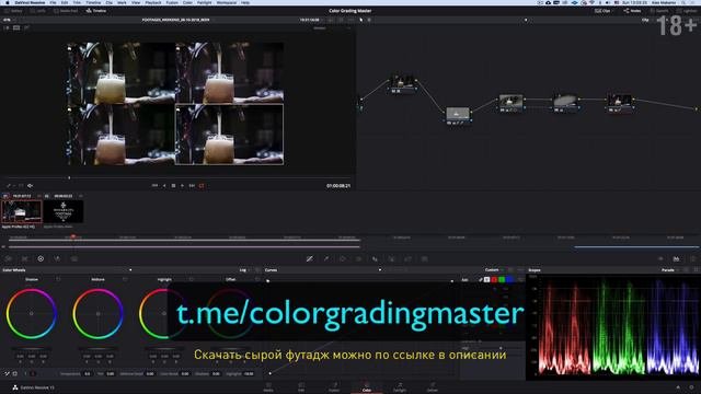 Уроки по DaVinci Resolve 15. Смотрите на свою работу со стороны