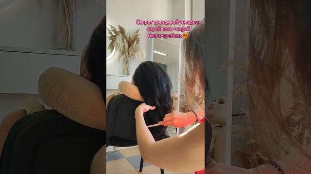Секрет идеальной укладки ❤?  Спрей воск и спрей блеск модно использоваьь любой фирмы, у меня ollin