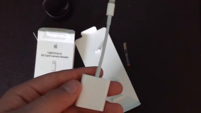Apple Lightning to SD Card Camera Reader Unboxing!