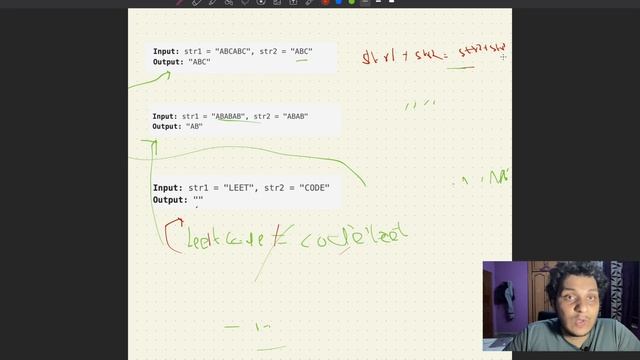 Greatest Common Divisor of Strings |  #1071 | Leetcode | JAVA ✅  | English  | Live Coding  ?