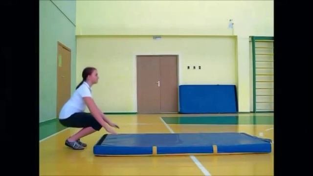 Обучение кувырку вперед