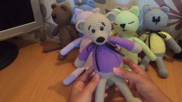 Готовые работы: июль. Вязаные игрушки крючком.