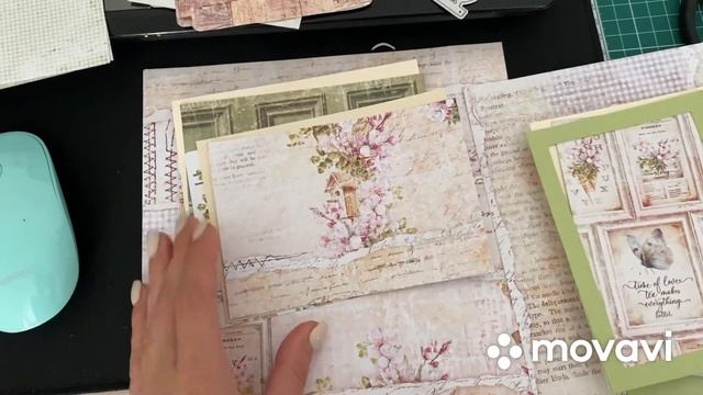 Открытка для врача. Начинаю делать альбом.