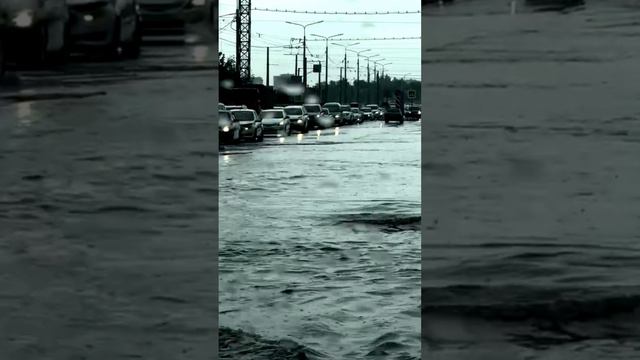 Улицы Омска затопило