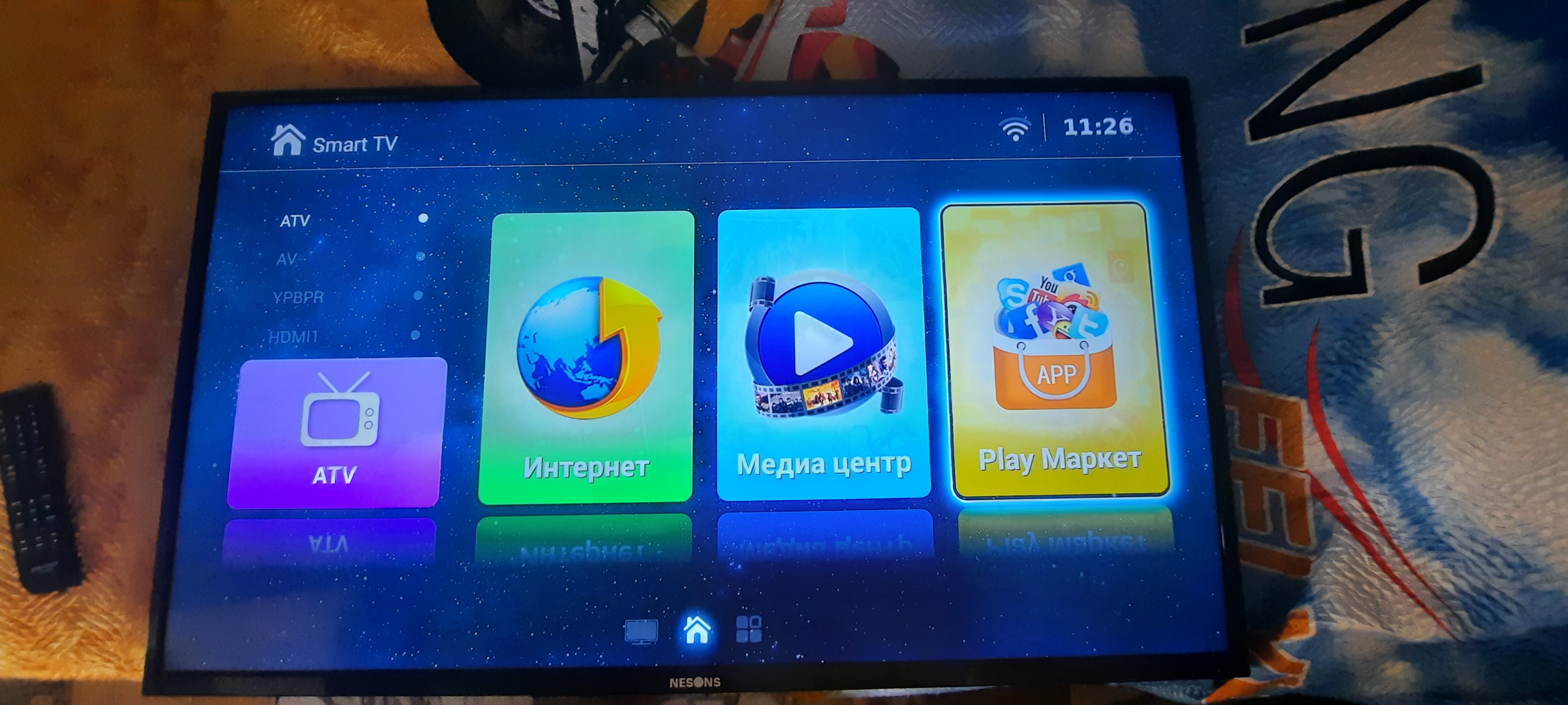 Не включается TV Nesons 50F655T2S