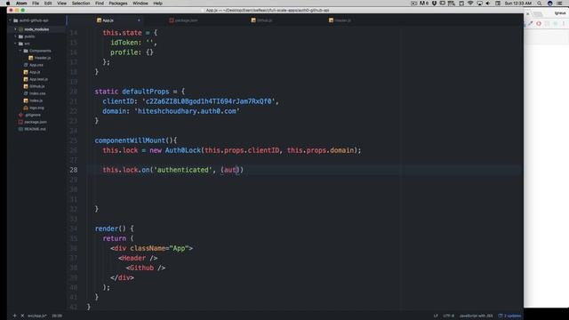 048 Github Searcher   showing login and signup popups