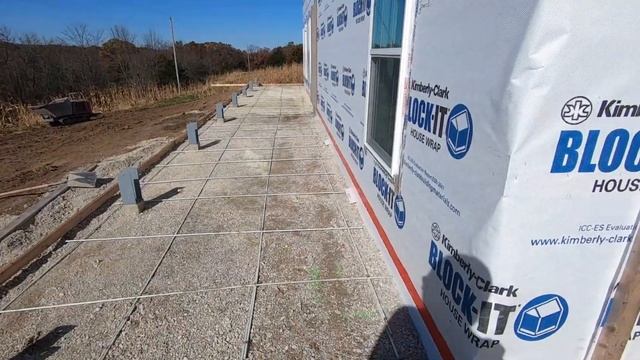 Post Frame Interior Slab + Porch Concrete Pour Ep14