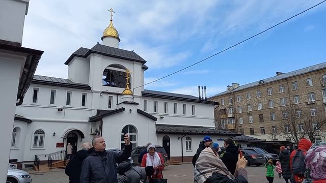 Вербное воскресенье в нашем храме.