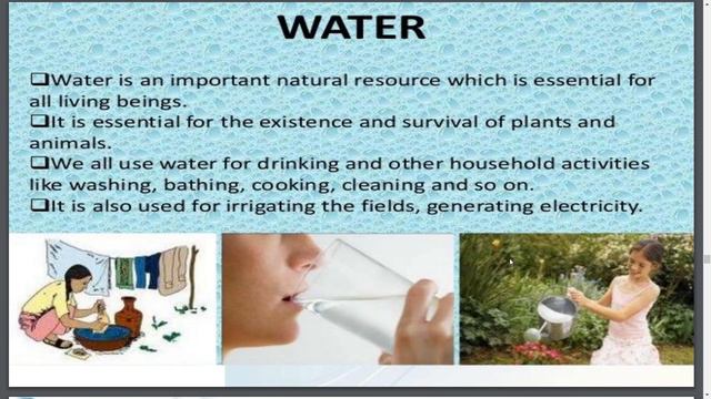 About Air and Water