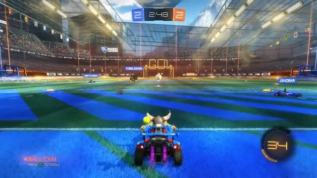 ROCKET LEAGUE #4 '4v4' With Vikk, Simon, Josh & Tobi